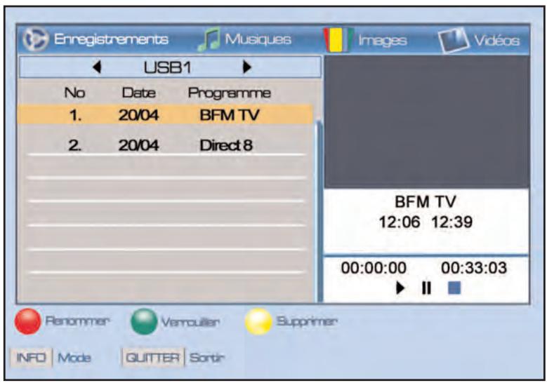SERVIMAT TNT65HDU - Lecteur multimedia (mode enregistrements) - 1