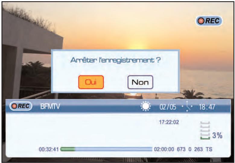 SERVIMAT TNT65HDU - Information sur l'enregistrement - 3