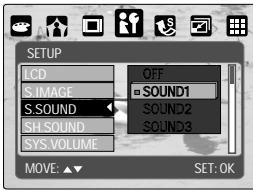 FERRANIA SOLARIS DIGITAL 715 - Configurer le son au démarrage (par défaut: SOUND1) - 1