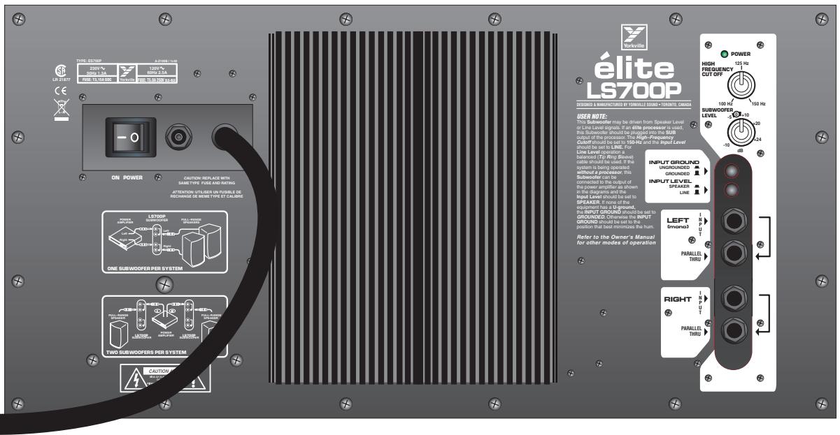 YORKVILLE ELITE LS700P - Service - 1