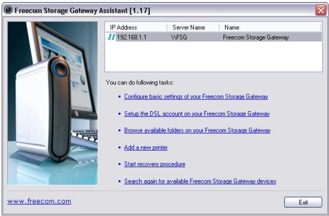 FREECOM FSG-3 - Fonctions de l'assistant FSG - 1