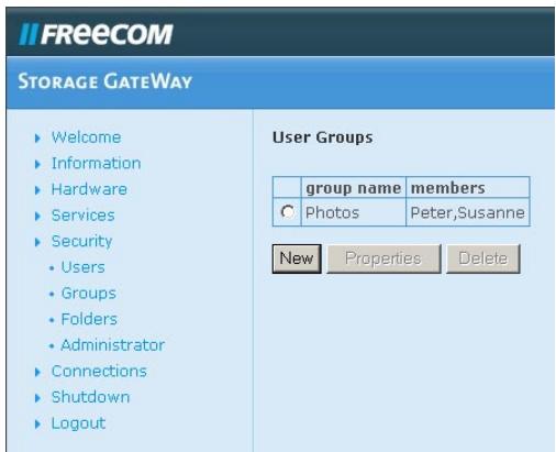 FREECOM FSG-3 - Groupes utilisés - 1