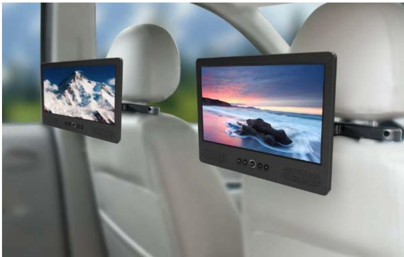 THOMSON DVDP10X2 - Installer les lecteurs DVD sur les sièges d'une voiture - 1