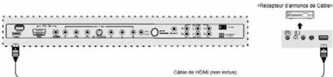 JENSEN VOYAGER JE1909ACB - Connexion des bornes supérieures du téléviseur cable/satellite - 3