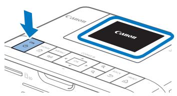 CANON SELPHY CP1300 - Mise sous tension de l'imprimante - 3