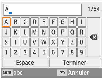 CANON SELPHY CP1300 - Saisie d'informations - 1
