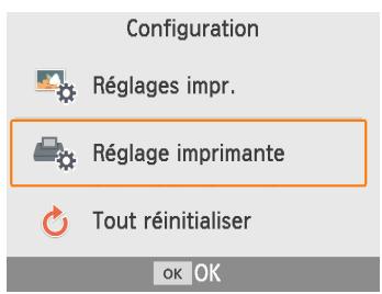 CANON SELPHY CP1300 - Réglage de l'imprimante - 1