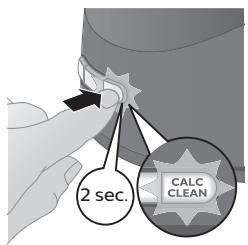 PHILIPS GC8733/20 PERCTCARE PERFORMER - Exécution du traitement anticalcaire avec le réservoir anticalcaire - 5