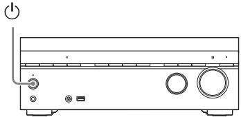 SONY STR DN1080 - Appuyez sur (alimentation) pour permettre l'ampli-tuner sous tension. - 1