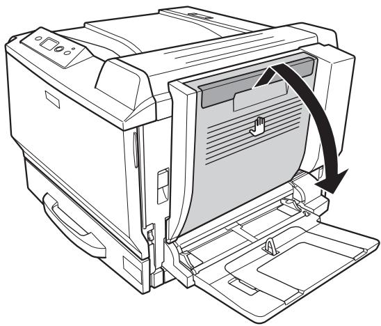 EPSON ACULASER C9200DN - Bourrage papier d (capot de l'unité recto verso) - 1