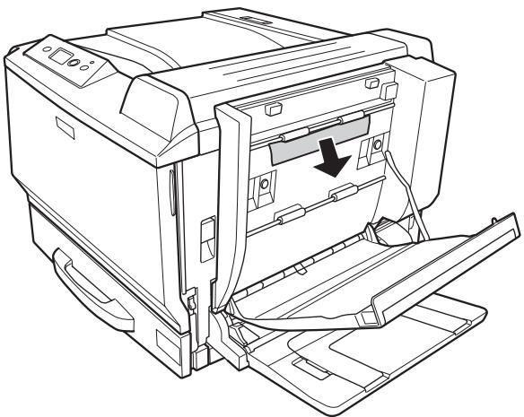 EPSON ACULASER C9200DN - Bourrage papier d (capot de l'unité recto verso) - 4