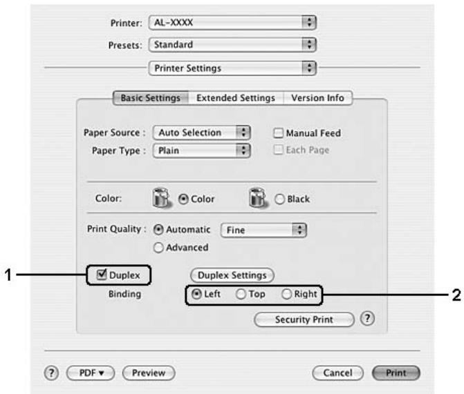 EPSON ACULASER C9200DN - Pour les utilisateurs de mac OS x version 10.4 ou antérieure - 1