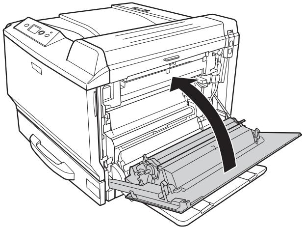 EPSON ACULASER C9200DN - Bourrage papier g (chemin d'entrainement du papier g) - 4