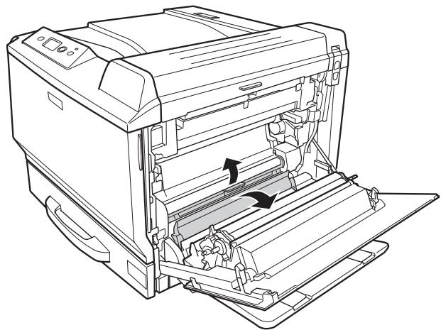 EPSON ACULASER C9200DN - Bourrage papier g (chemin d'entrainement du papier g) - 2