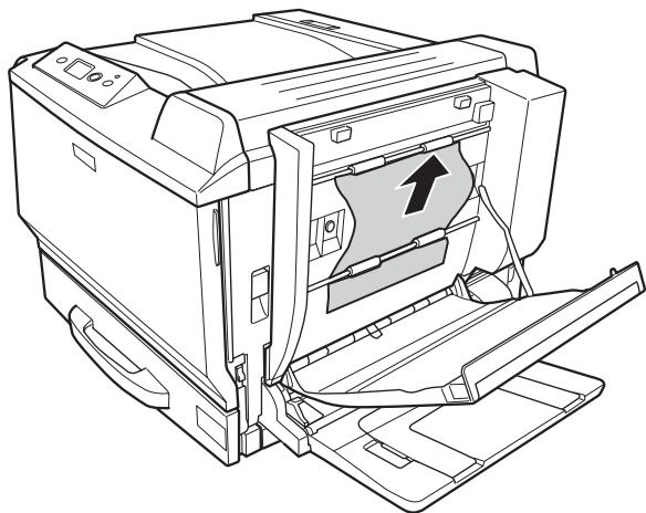 EPSON ACULASER C9200DN - Bourrage papier d (capot de l'unité recto verso) - 2