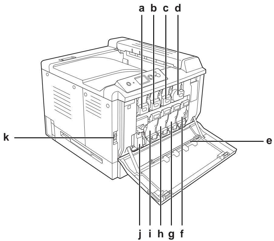 EPSON ACULASER C9200DN - Intérieur de l'imprimante - 1