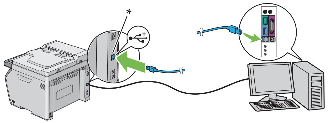 EPSON ACULASER CX17NF - Connexion USB - 1