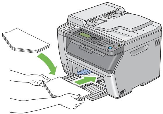 EPSON ACULASER CX17NF - Chargement d'enveloppes COM 10, DL ou monarch - 2