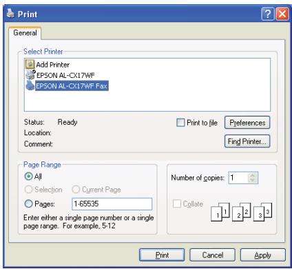 EPSON ACULASER CX17NF - Voir aussi : - 1