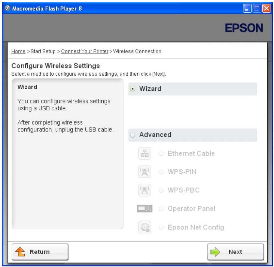 EPSON ACULASER CX17NF - Cliquez sur easy install. - 2