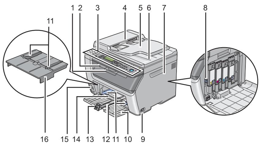 EPSON ACULASER CX17WF - Vue avant - 1