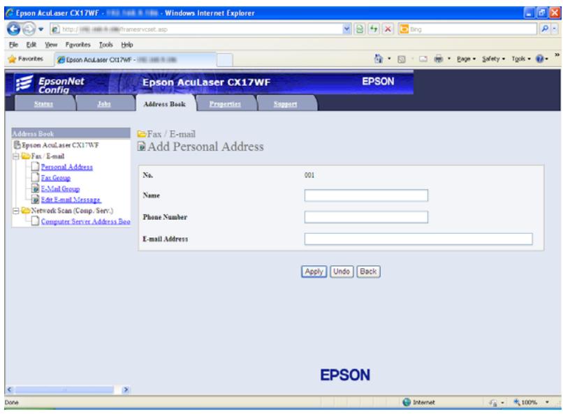 EPSON ACULASER CX17WF - Remarque : - 2