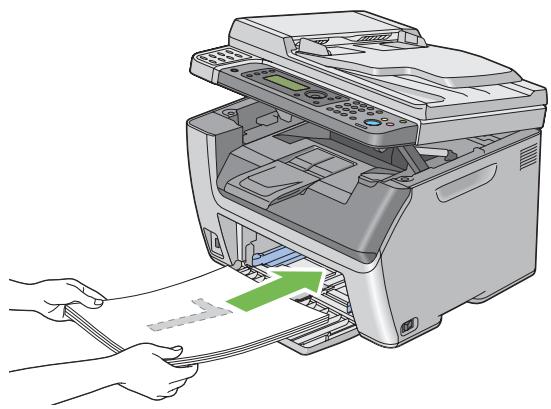EPSON ACULASER CX17WF - Chargement de supports d'impression dans le chargeur multifonction (MPF) - 1