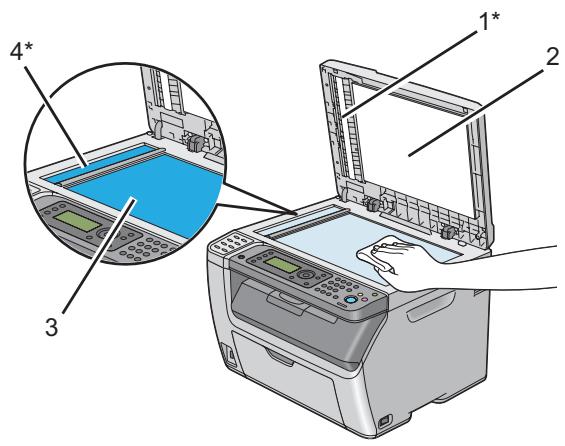 EPSON ACULASER CX17WF - Nettoyage du scanner - 2