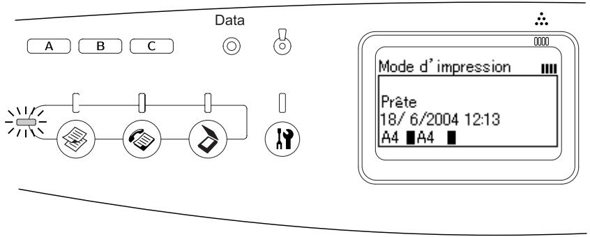 EPSON ACULASER CX21NF - Mode d'impression - 1