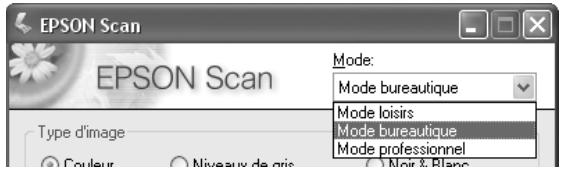 EPSON ACULASER CX21NF - Activation d'un autre mode de numérisation - 1