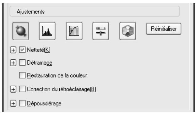 EPSON ACULASER CX21NF - Ajustement des paramètres relatifs aux couleurs et à l'image - 1