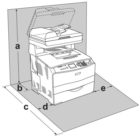 EPSON ACULASER CX21NF - Choix de l'emplacement du produit - 1