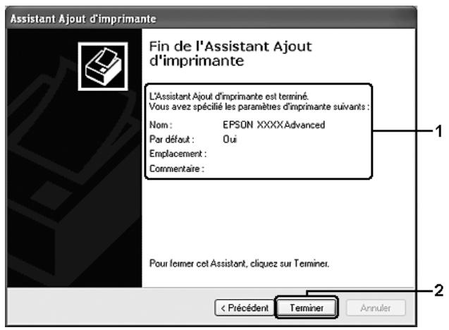 EPSON ACULASER CX21NF - Remarque : - 1