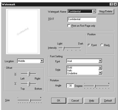 EPSON ACULASER M1200 - Utilisation de filigranes - 2