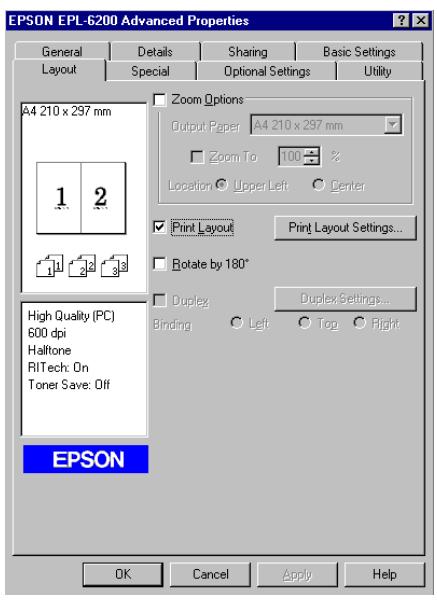 EPSON ACULASER M1200 - Modification de l'organisation d'une impression - 1