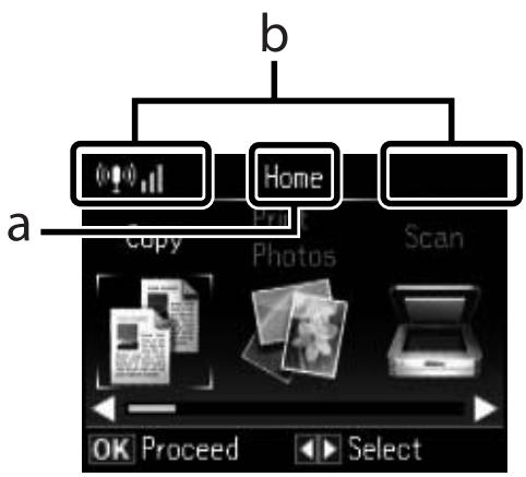 EPSON XP 615 - Utilisation de l'écran LCD - 3