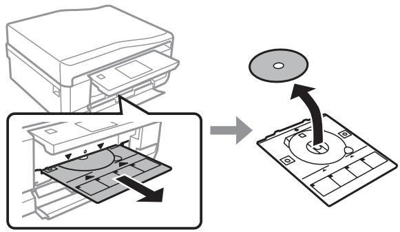 EPSON XP 615 - Retrait d'un cd/dvd - 2