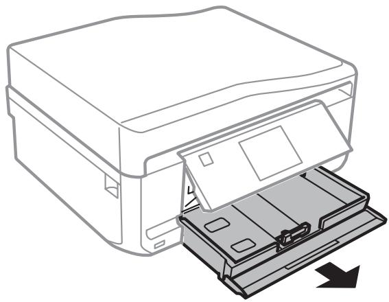 EPSON XP 615 - Retrait du papier coincé à partir du bac papier - 2
