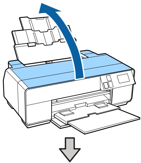 EPSON SC-P600 - Bourrage papier au niveau du bac feuille à feuille automatique lors de l'impression - 3