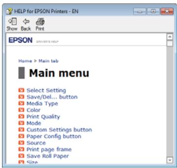 EPSON SC-P600 - Cliquez sur la touche aide pour l'afficher - 3