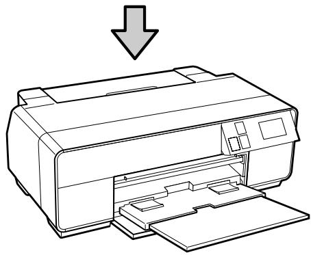 EPSON SC-P600 - Dépliez complètement le bac de sortie. - 2