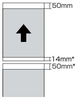 EPSON P600 - Zone imprimée du papier rouleau - 2