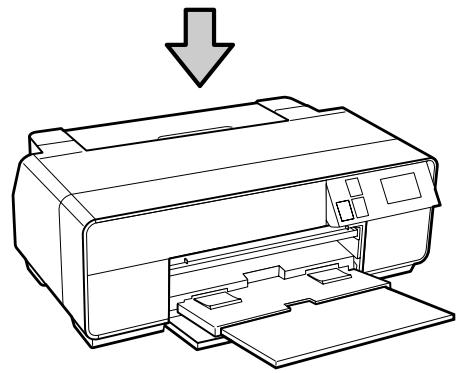 EPSON SC-P600 PHOTO A3 - Dépliez complètement le bac de sortie. - 2
