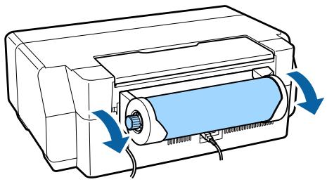 EPSON SC-P600 PHOTO A3 - Retrait du papier rouleau - 4