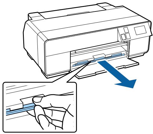 EPSON SC-P600 PHOTO A3 - Dépliez complètement le bac de sortie. - 1