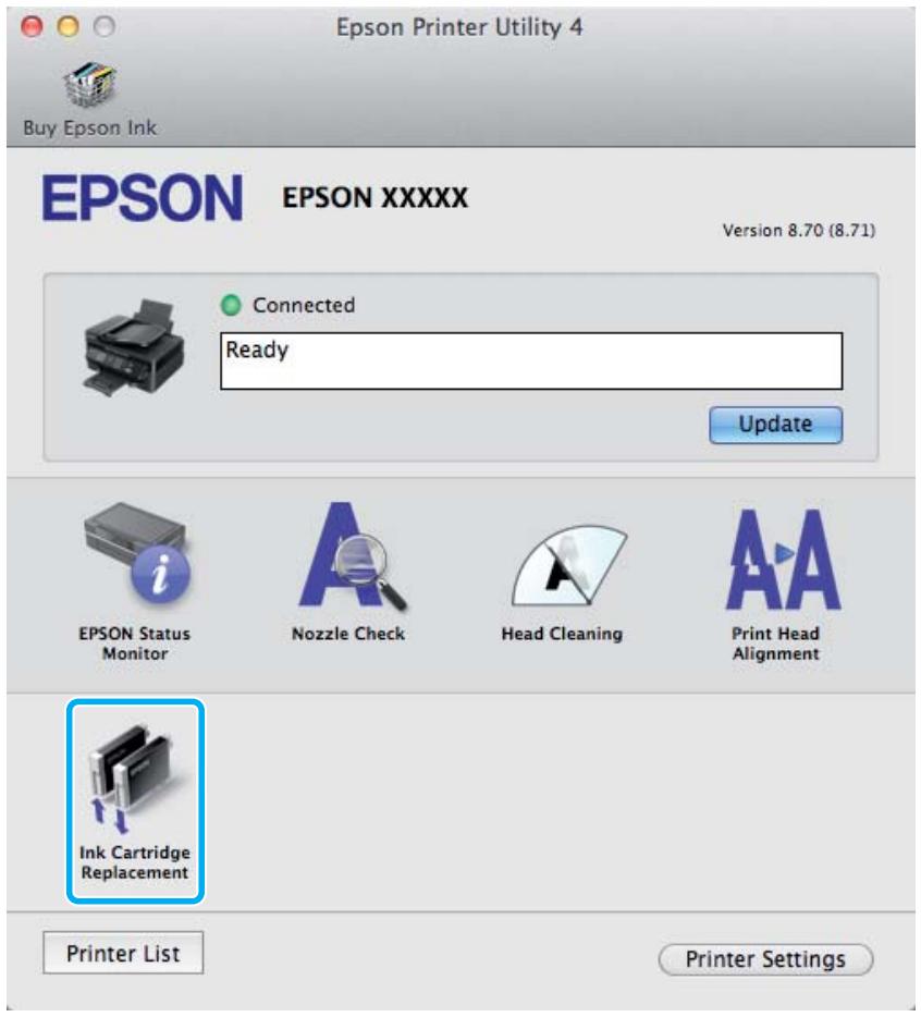 EPSON WORKFORCE WF-7015 - Remplacement des cartouches d'encre - 1