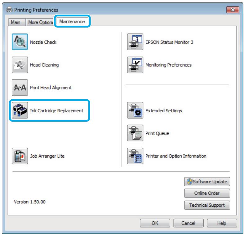 EPSON WORKFORCE WF-7015 - Remplacement des cartouches d'encre - 1