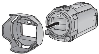PANASONIC HC-VX870 - Aligner le parasoleil avec cet appareil. - 1
