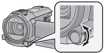 PANASONIC HC-VX870 - Réglage manuel de la valeur du diaphragme/gain - 1