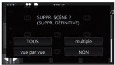 PANASONIC HC-VX870 - Suppression de scènes/images fixes - 3